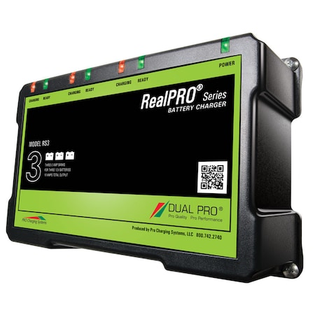 Dual Pro RealPRO Series Battery Charger - 18A - 3-6A-Banks - 12V-36V RS3